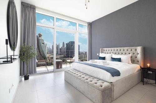 Bur Dubai Apartment | Scenic City View 1BR with Balcony