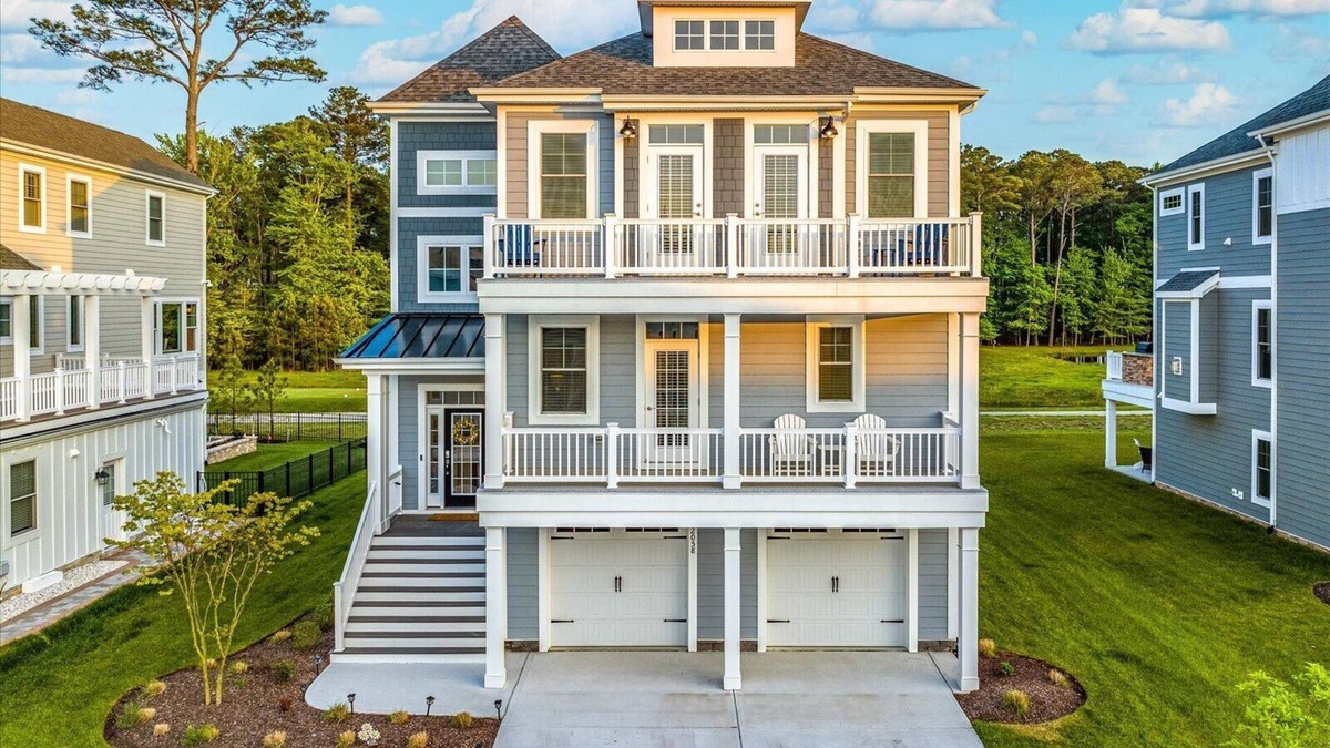 Bayside House | Scenic Delaware 3 Level Home In Bayside Resort - 6 Bedroom - 6 Bathroom