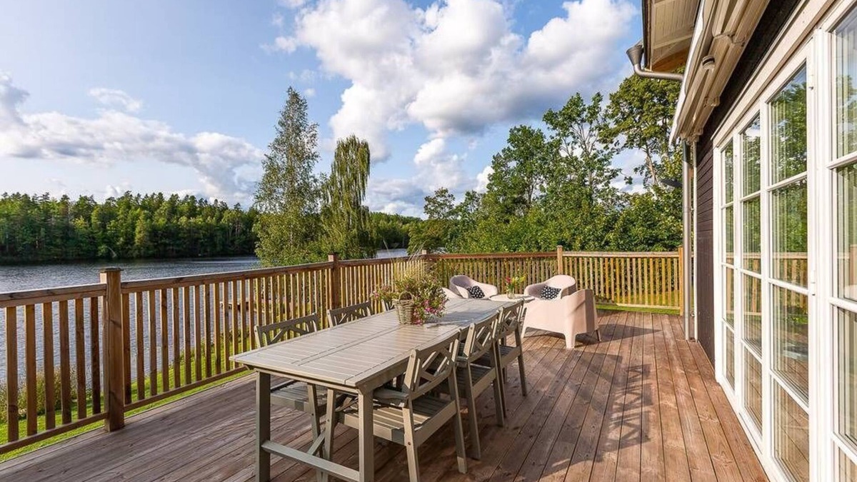 Hjorted House | Schönes Haus mit Privatem Zugang zum See Hjorten Zwischen Vimmerby und Västervik