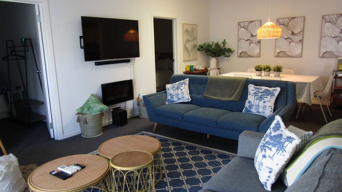 Dalrymple Apartment | Sea Salt Apartment Main - Short walk to beach! Free WiFi! newly decorated!