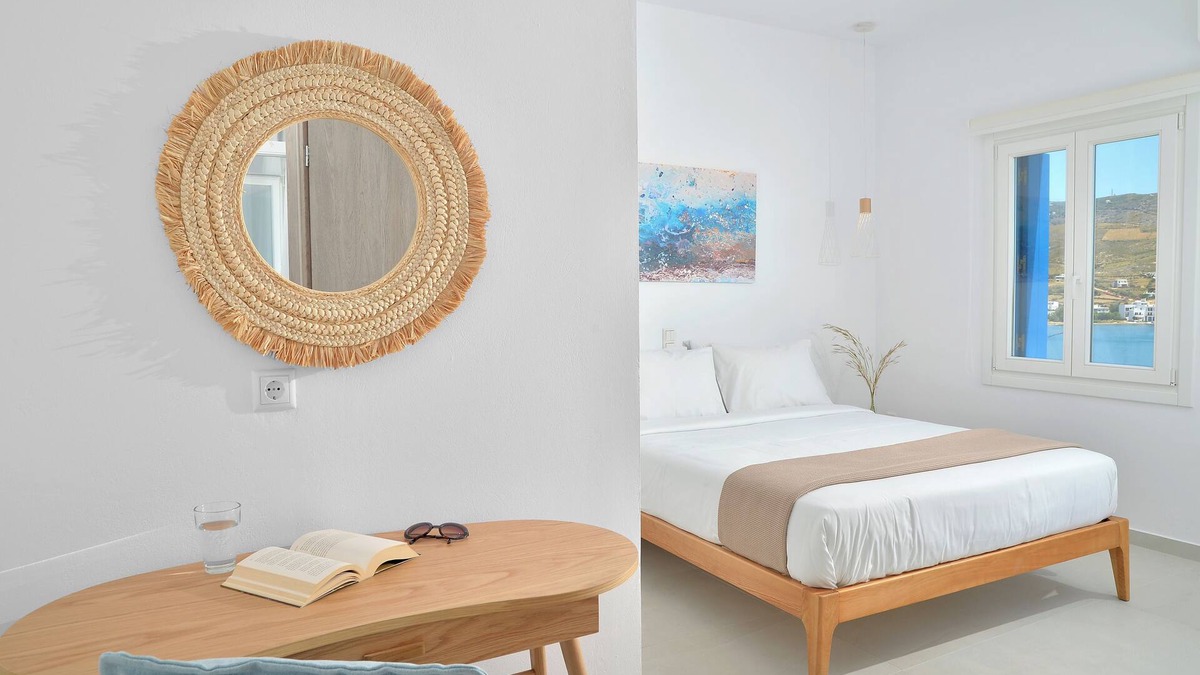 Gavrio House | Sea-side Villa Hydroussa by Andros Homes, ideal for a relaxing retreat.