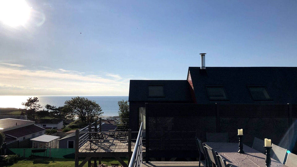 Quiberville Apartment | Sea view apartment in villa with jacuzzi