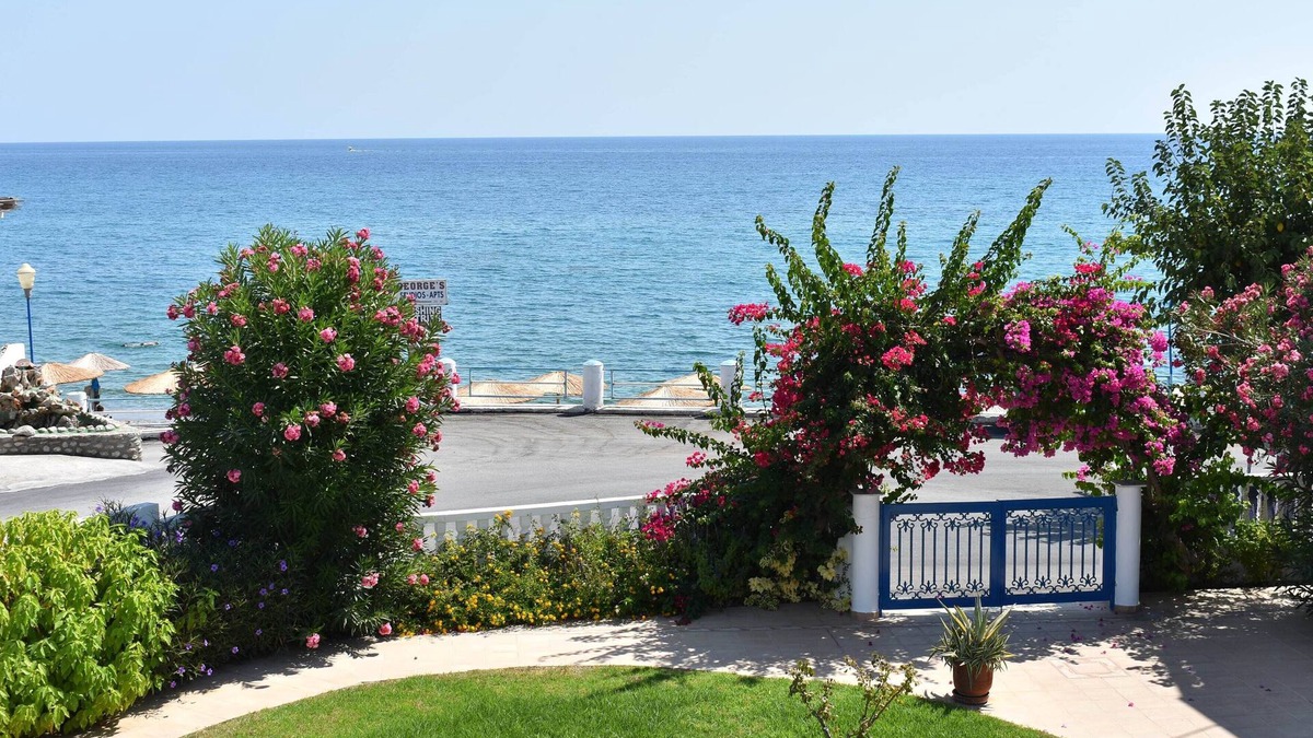 Stegna Apartment | Sea-view Apartment for 2 people, 30m from the beach, restaurants-market nearby