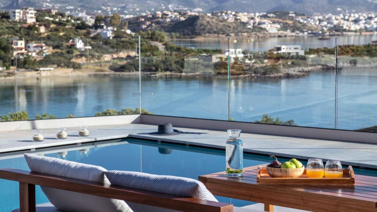 Ammoudara Villa | Sea View Blue Senses Villas with heated pool