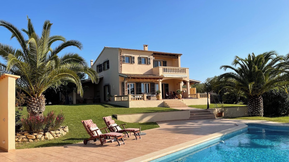 Manacor House | Sea view finca near Porto Colom, 8 pers., Wonderful pool u. Garden, WIFI