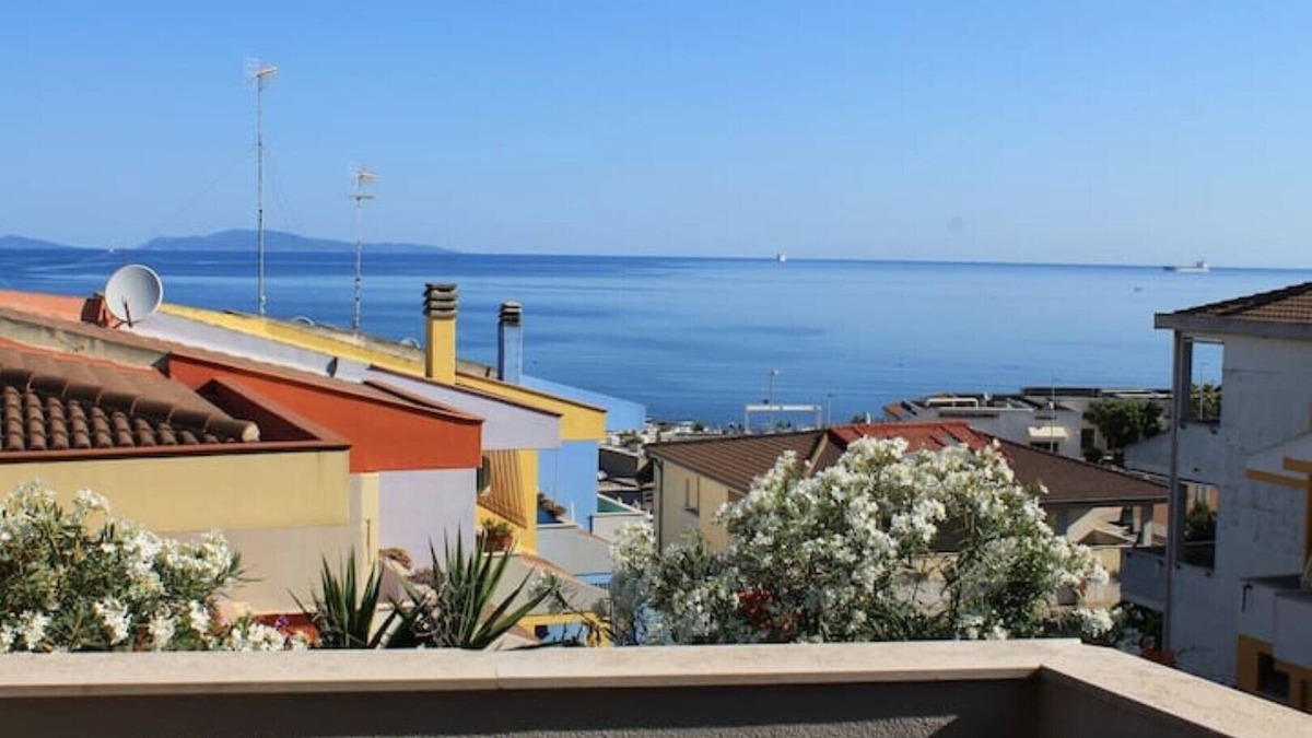 Porto Torres Apartment | Sea view of the Gulf of Asinara