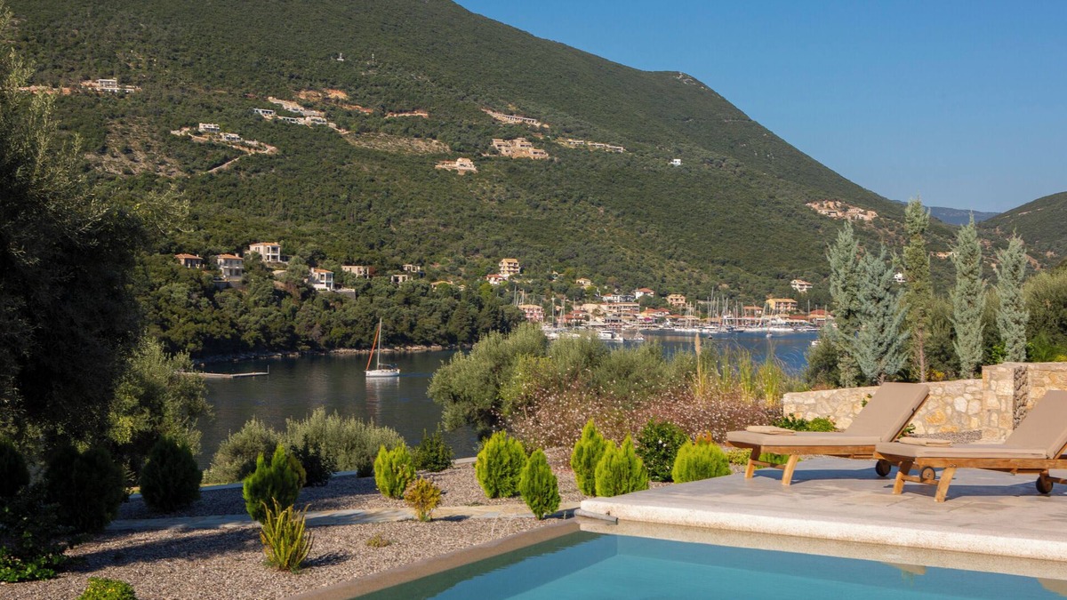 Sivota Villa | Sea View Villa Anasa with private sea access and infinity pool