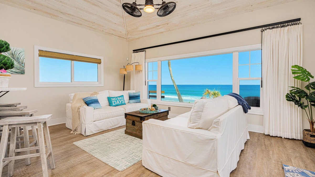 Wilbur-By-The-Sea House | "Seaclusion"-Direct, Oceanfront-No-Drive Beach