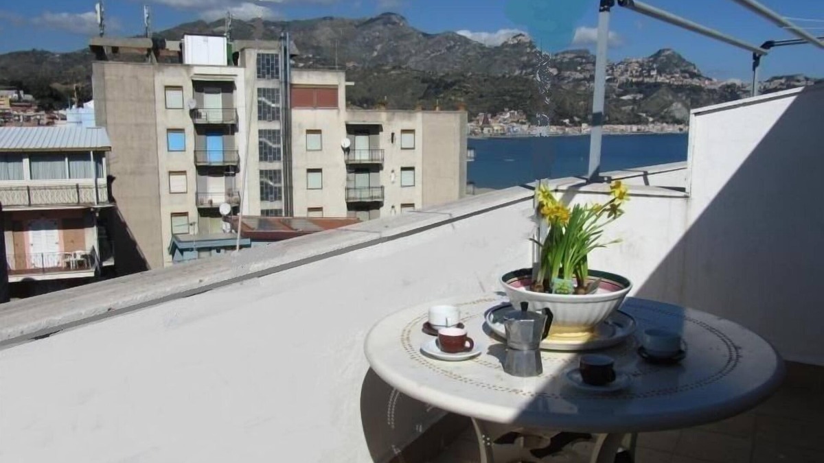 Giardini Naxos Apartment | Seafront 1-bedroom apartment with perfect view over the sea&Etna!