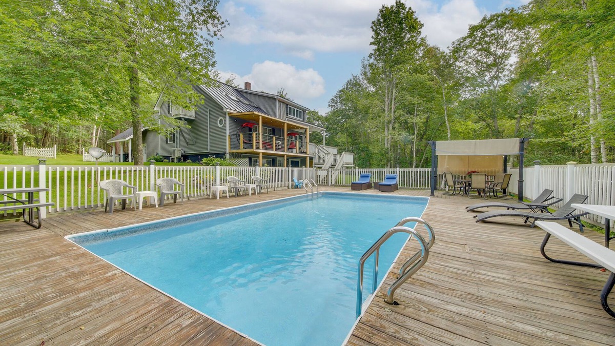 Searsport House | Searsport Paradise w/Private Pool & Patio!