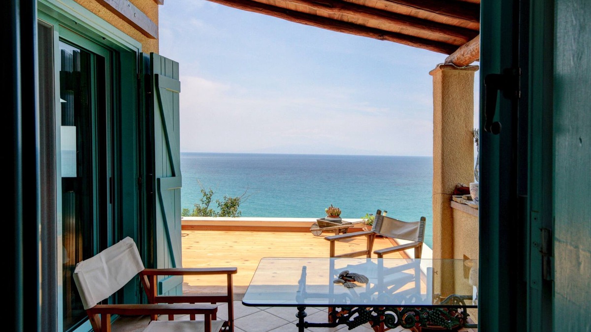Kassandra House | Seascape panorama in a Beach House