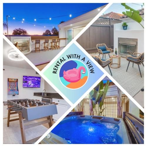 Crown Point House | Seaside Chic - Near Beach; Spa; Game Room; Rooftop