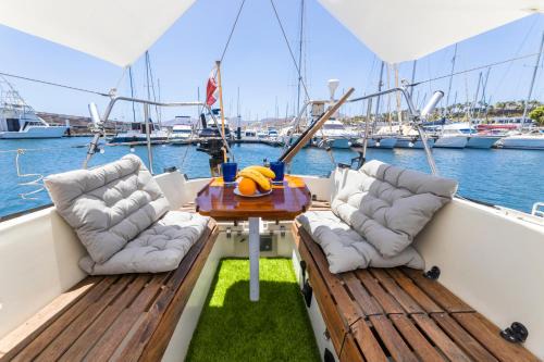 Puerto Calero Boat Rental | Seaside Chill-out Stay on a Sail Yacht