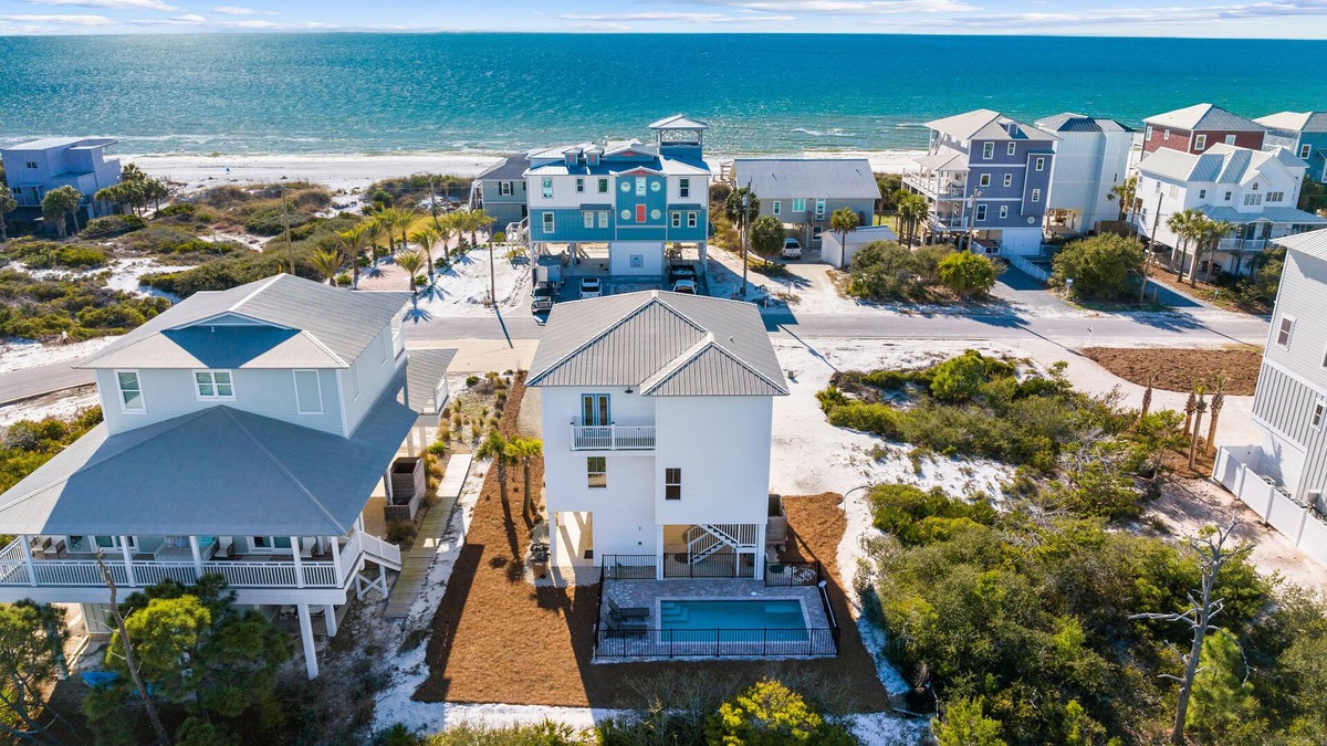 Cape San Blas House | Seaside Haven: Beach View Home - Priv. Pool, Sleeps 10, Pet Friendly, N. Cape