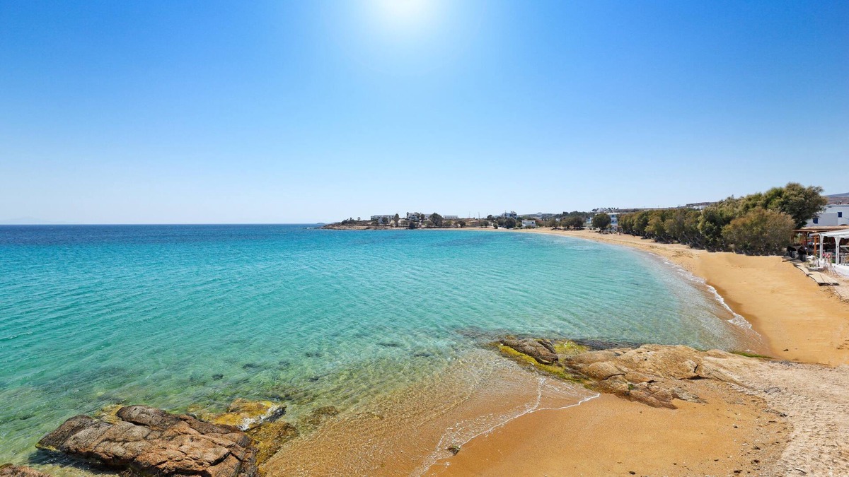 Piso Livadi Apartment | Seaside Ilios Home With View, 50m From Logaras Sandy Beach