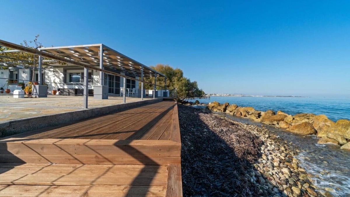 Psalidi Villa | Seaside Private Beach Villa 3BR w/3.5 BA