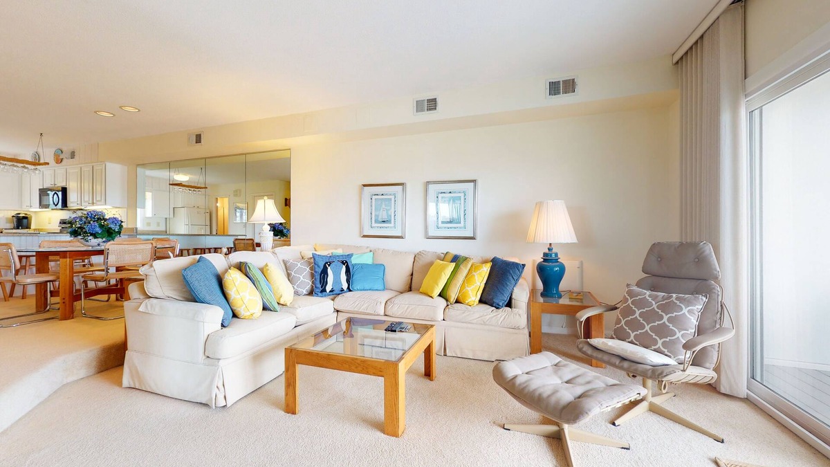Fenwick Island House | Seaside Villas oceanfront townhome with 2 balconies, beach access & sunrise view