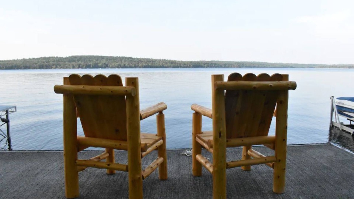 Dover-Foxcroft Cottage | Sebec Lakefront Cottage, Swim/Boat/BBQ from deck