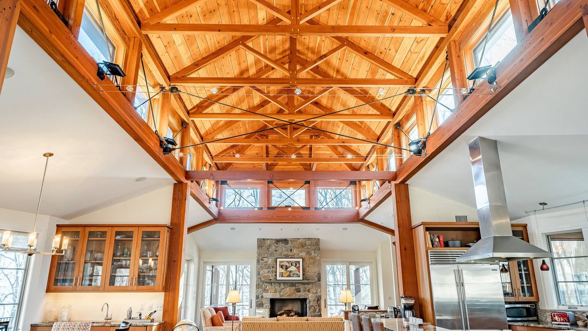 Valley Forge House | Secluded Amish post and beam custom-built home w/hot tub at Valley Forge Park