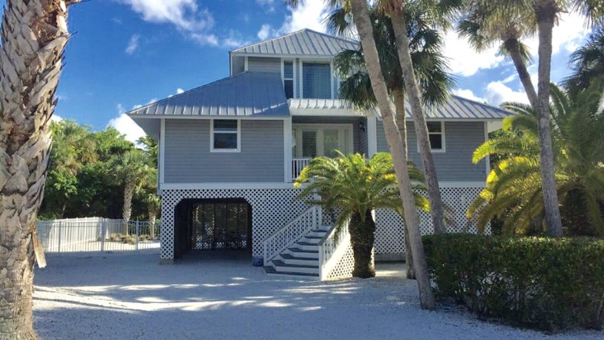 Boca Grande House | Secluded and Private House with Pool, Near Beach. 11 blocks from Village.