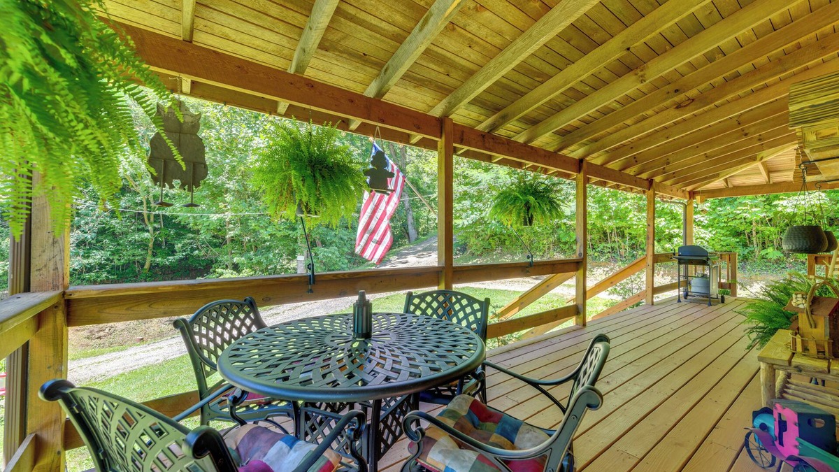 Cosby Cabin | Secluded Cosby Cabin w/Wraparound Deck