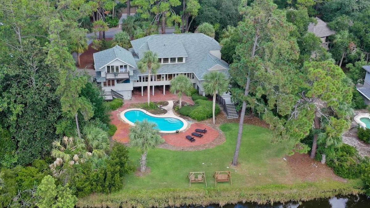 Sea Pines House | Secluded Family Retreat w/Private Pool, BBQ, Outdoor Living