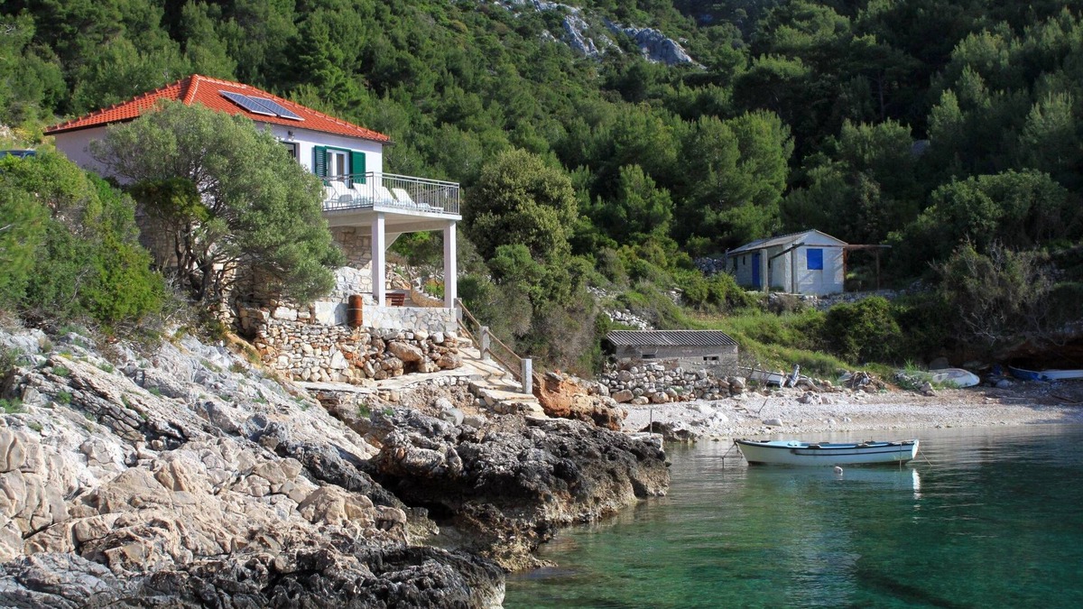 Zastrazisce House | Secluded fisherman's cottage Cove Prisnjak, Hvar (K-8763)