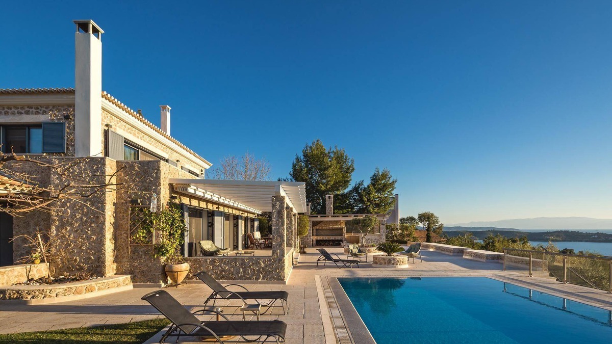 Porto Heli House | Secluded, Gorgeous villa with private pool and tennis court