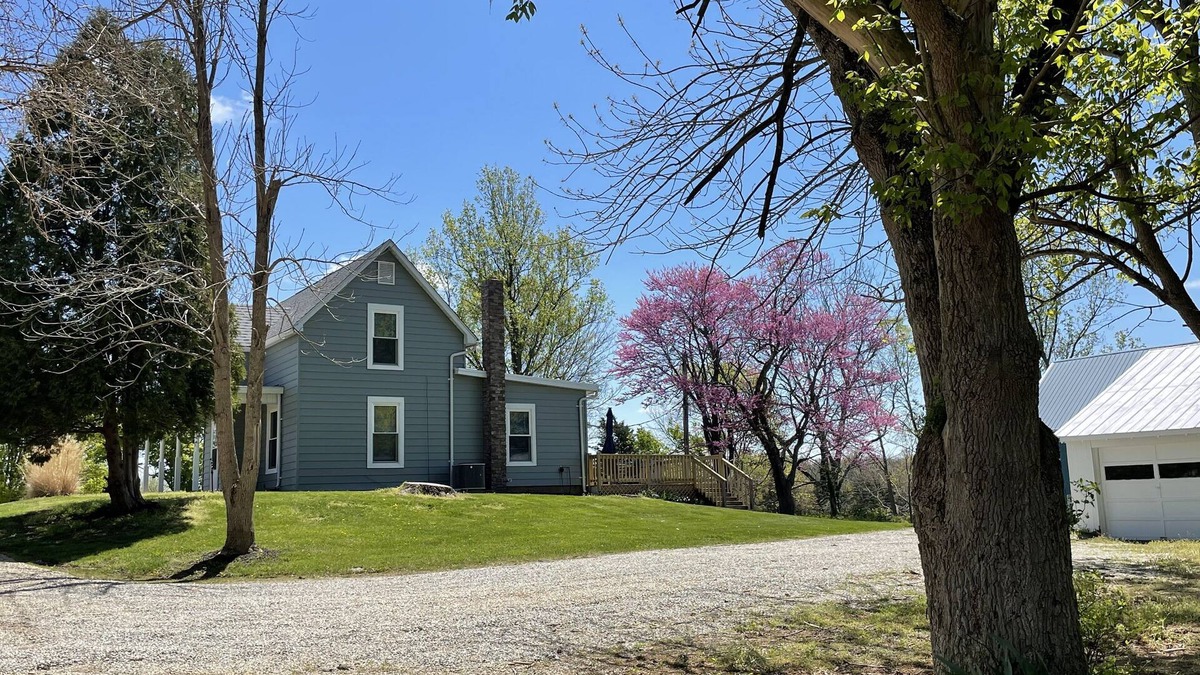 Bath House | Secluded lake house on 6 acres, with trails and easy access to Brookville Lake.