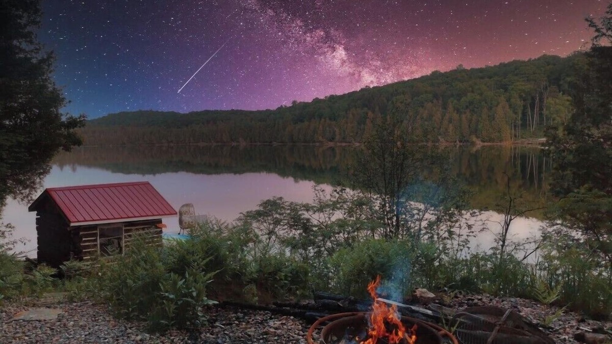 Wollaston House | Secluded Lake|starlink| kayak|NightSky