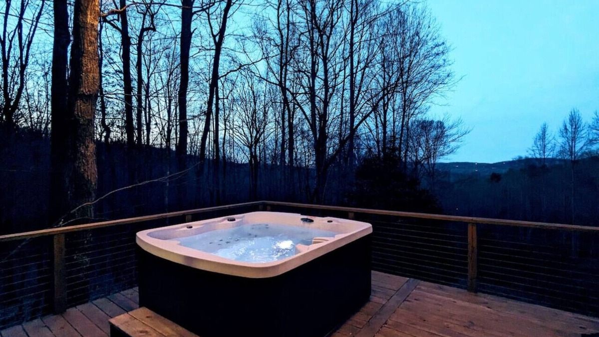 Morganton Cabin | Secluded Mtn. Escape on US Forest Border w/HotTub