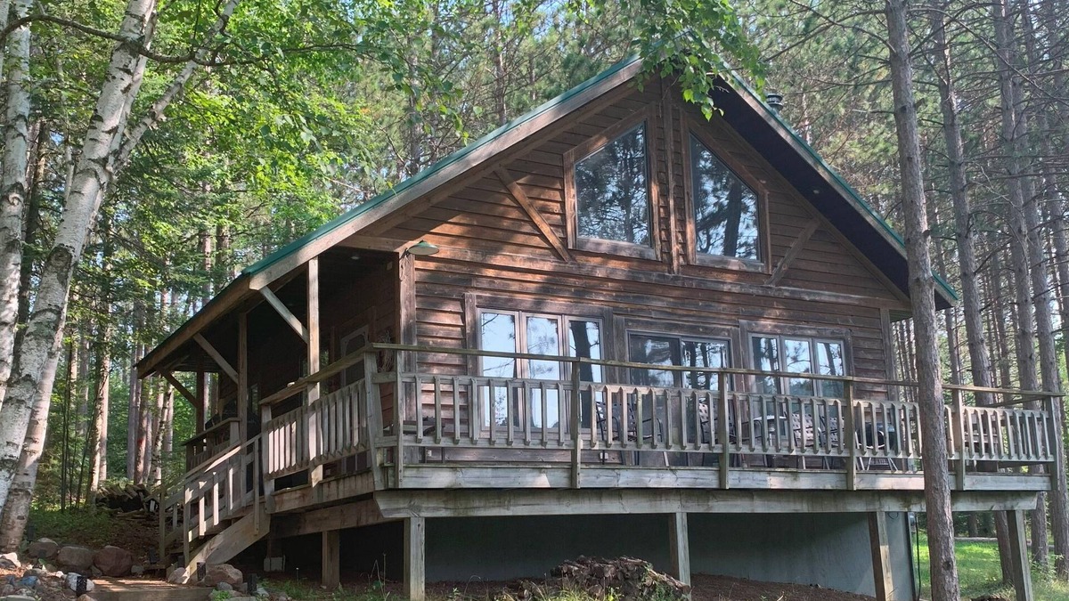 Westboro Ski Chalet | Secluded Northwoods Chalet on 80 Acres with Hiking and Water Views