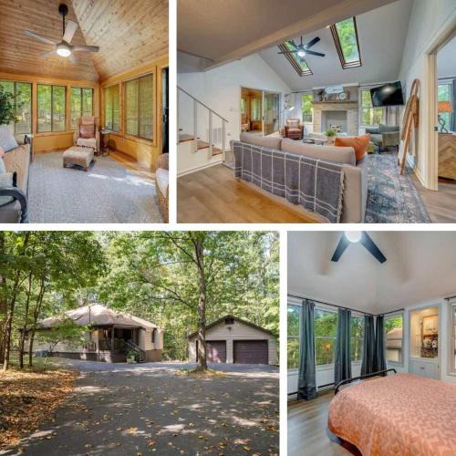 The Woods House | Secluded Retreat w Hot Tub, FirePit & Pool Access