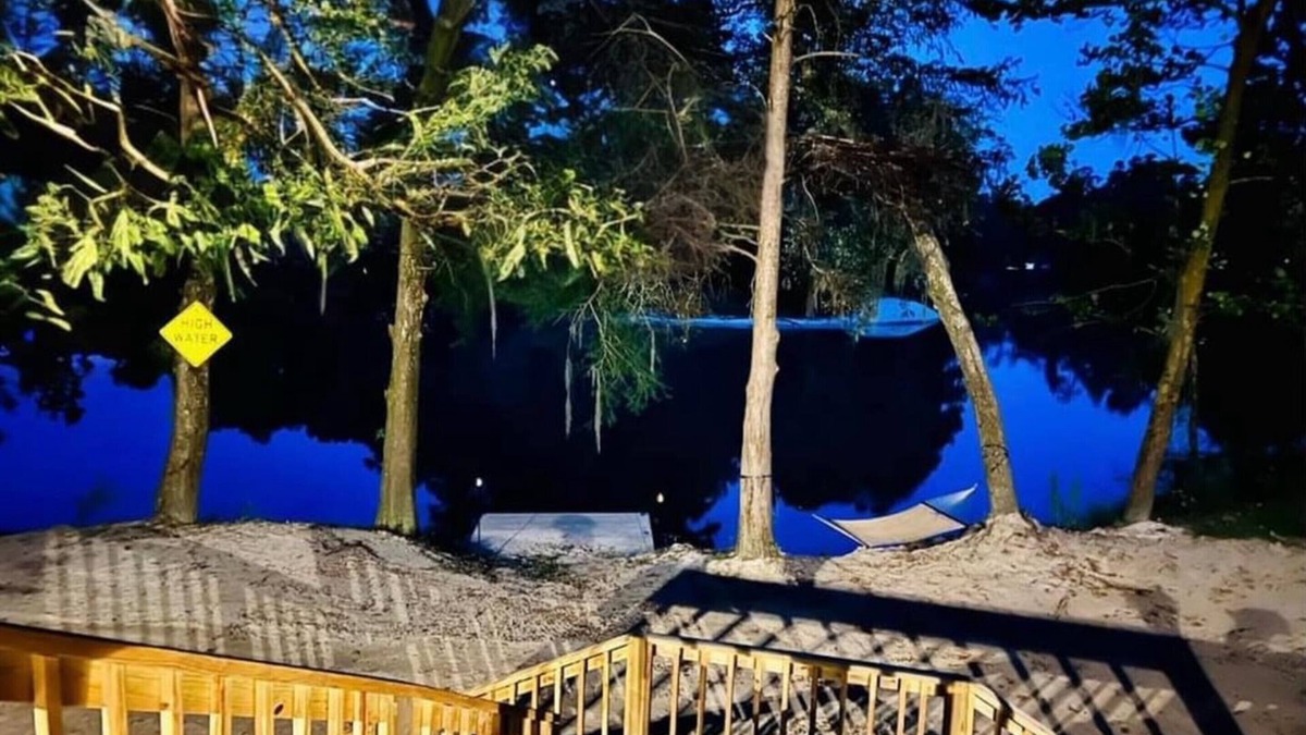 Denham Springs House | Secluded Riverside Oasis: Stunning Views, Private Dock, Beach Access & Adventure