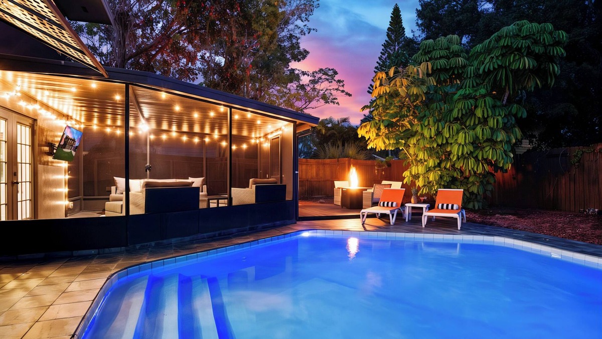 Bay Crest Park House | Secluded Tampa Retreat, Private Pool + Backyard