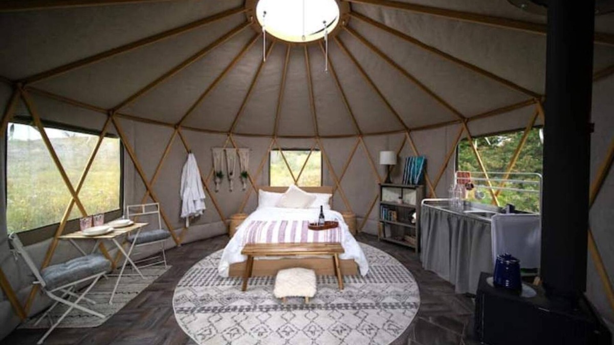 Durham Region House | Secluded Yurt on 100+ Acre Tree Farm