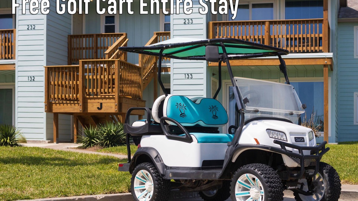 Port Aransas Condo | Second Floor Condo, Shared Pool and Hot Tub, Golf Cart Included