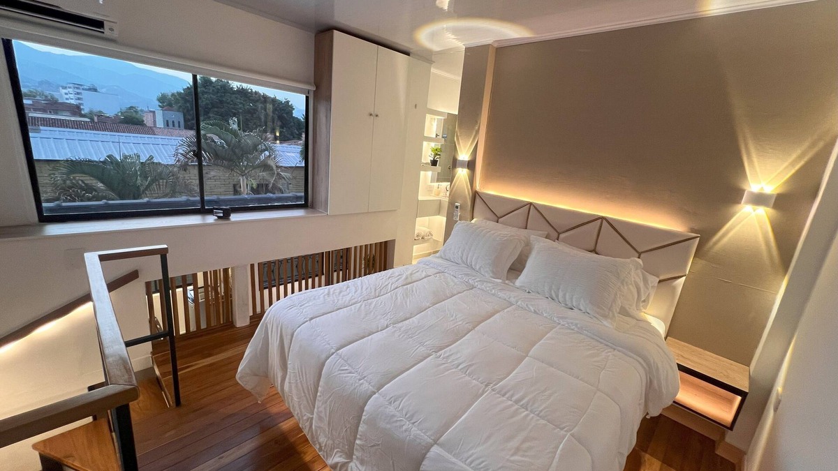Medellin Apartment | SELECT Medellin-301, 1-bedroom apartment with AC and WiFi- Near El Poblado