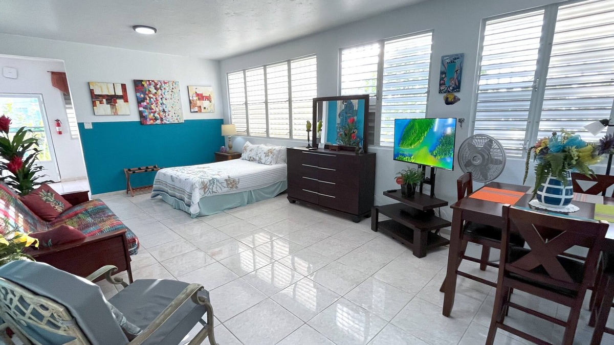 Aguadilla Apartment | Self-Contained Studio Apartment Beautiful Vacation Rental at Casa Caribe