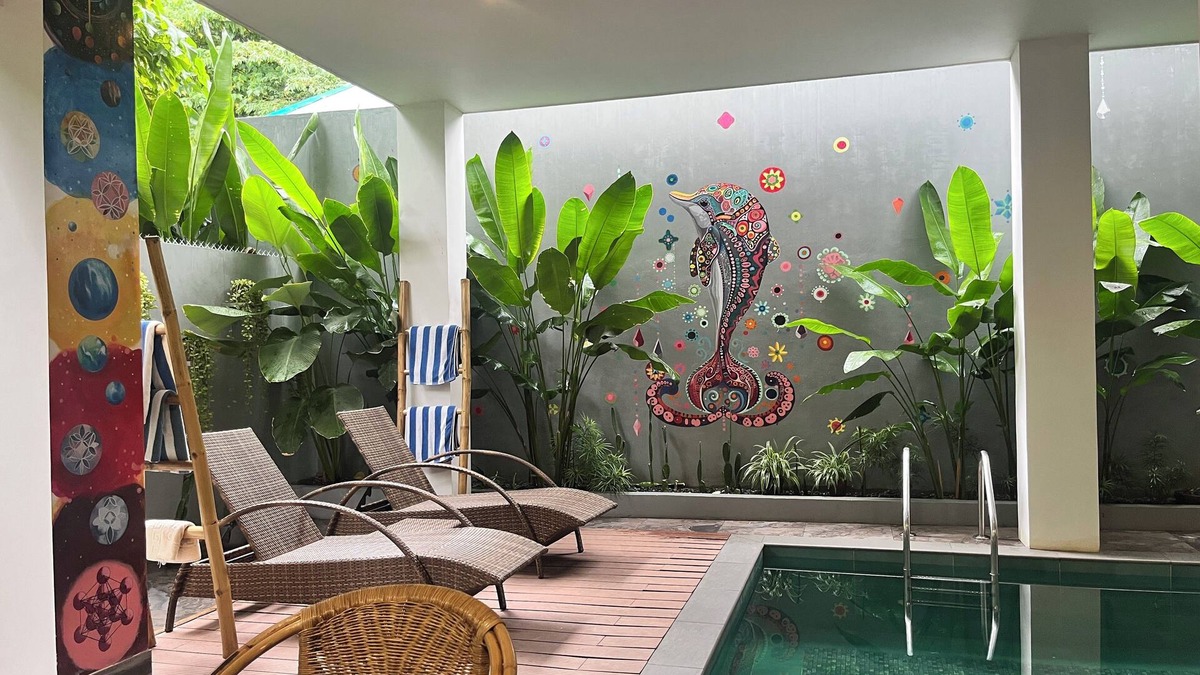 El Nido Villa | Serene 3BR VILLA ICARO in Downtown private pool and Cliff View