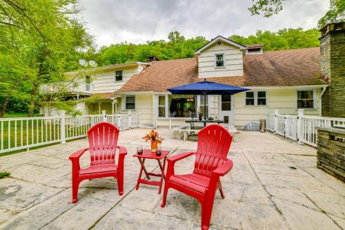 Callicoon Center Apartment | Serene Home with On-Site Brook in Callicoon Center