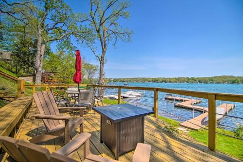Twin Lakes House | Serene Lakefront Escape Boat Dock and Grill!