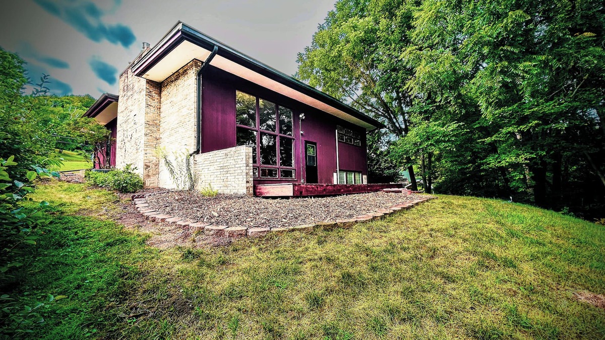 Richland Center House | Serene Mid Century Modern Gem Designed by Frank Lloyd Wright Apprentice