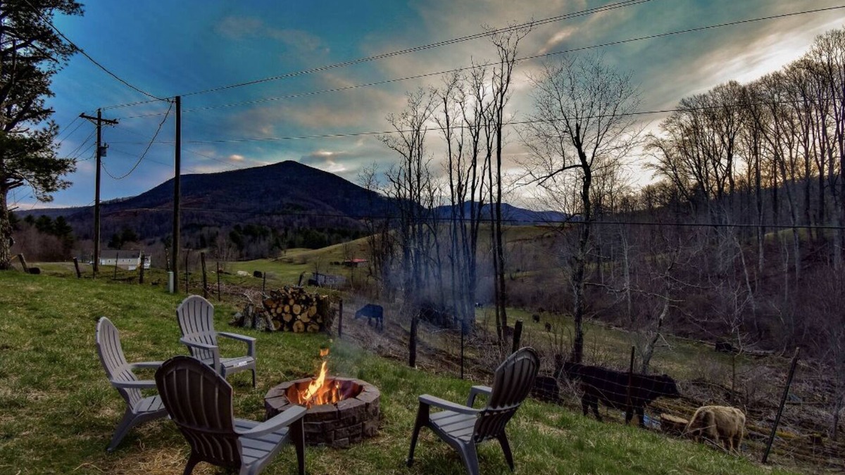 West Jefferson House | Serene Pine Tree Meadows Cottage w/Stunning Views