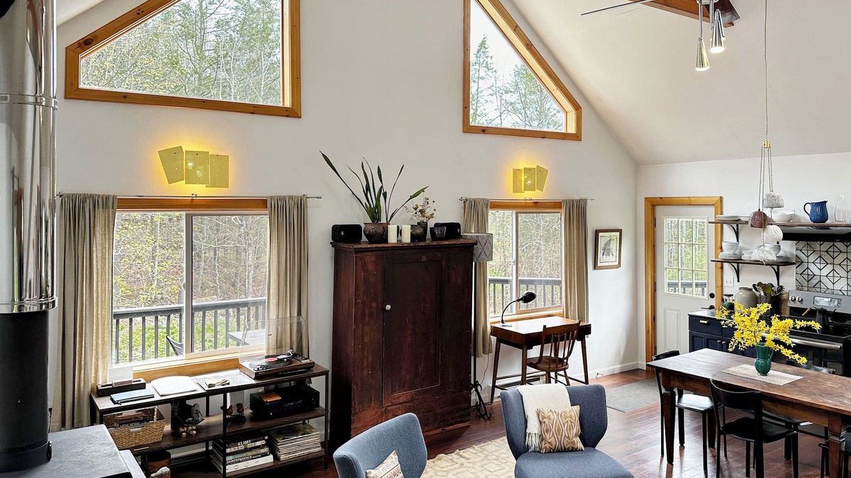 Phoenicia House | Serene Retreat on a Stream with Fire Pit Close to Skiing and Hiking