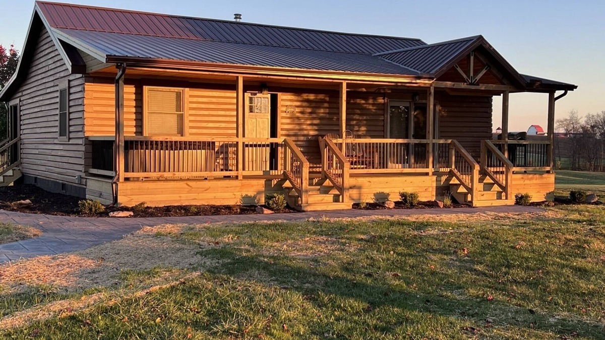 Carbon Hill Cabin | Serenity Gardens located in the Rolling Hills of Appalachia Ohio