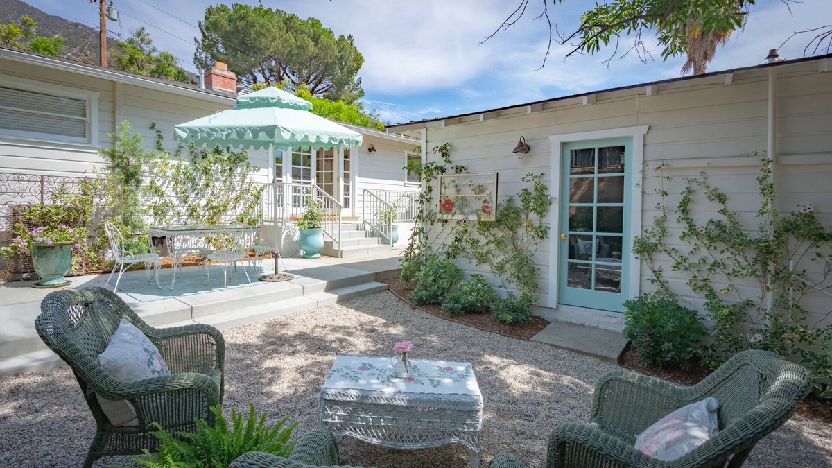 Sierra Madre House | Shabby Chic Rose Cottage Southern California