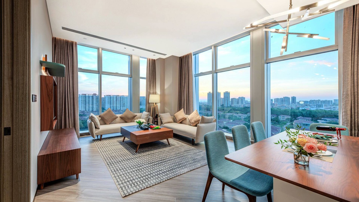 Houjie Hotel | Shan Zhi Ye Serviced Apartment Hotel - Houjie Wanda Plaza Liaoxia Subway Station