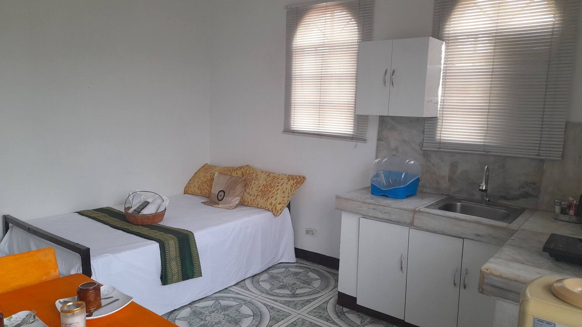 Diliman Condo | Short ride dine, bars,malls,schools,hosp.near beaches,volcanoes,Subic/Clark base