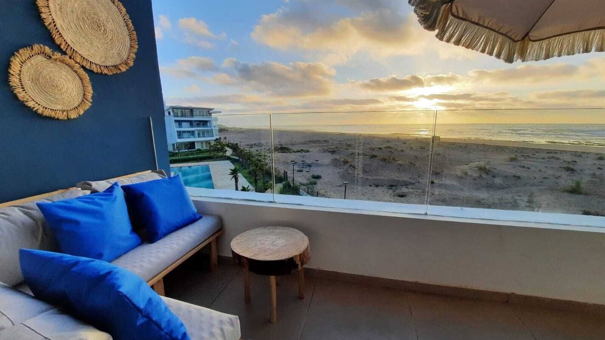 Casablanca Apartment | Sidi Rahal Blue View, beach & pool, sea view